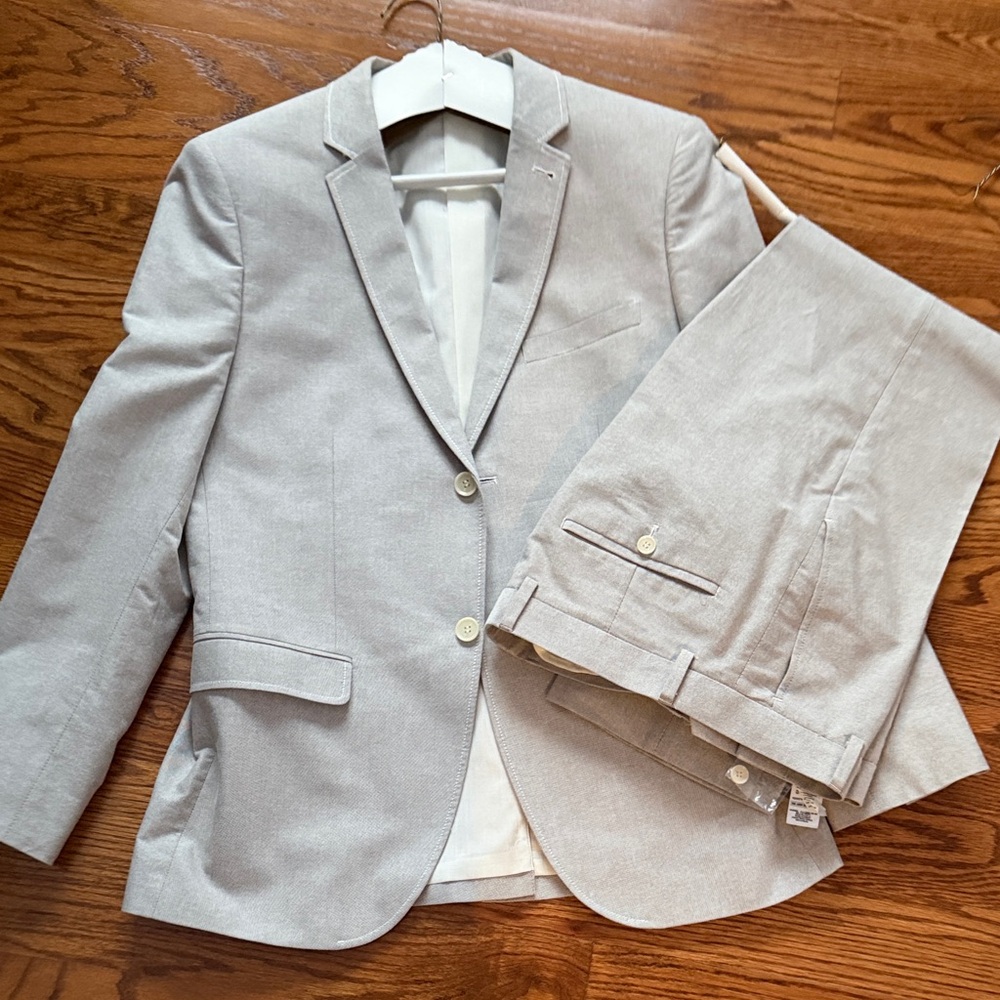Topman Light Gray Suit Set